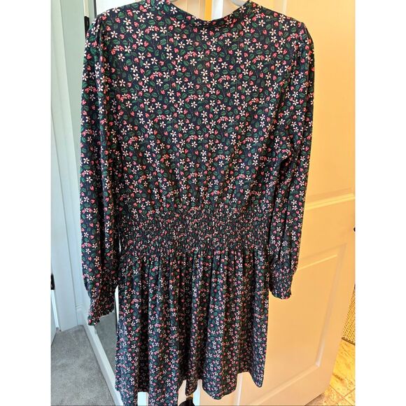 NWOT BODEN Smocked Jersey Shirt Dress, $128 Sz 8 E18 - Picture 10 of 12